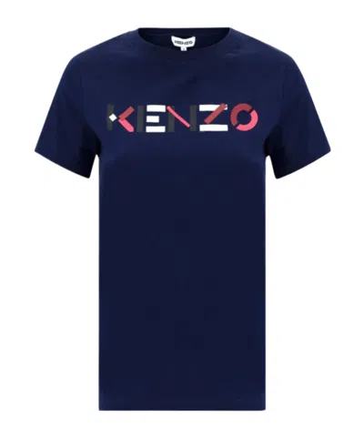 Kenzo Logo-print Short-sleeve T-shirt In Black