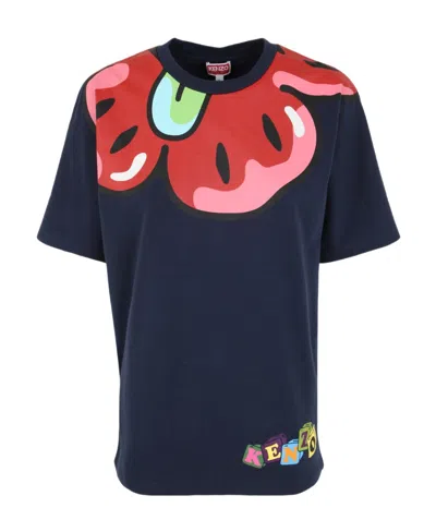 Kenzo Logo-print Short-sleeve T-shirt In Black