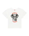 Kenzo Logo-print Short-sleeve T-shirt In White