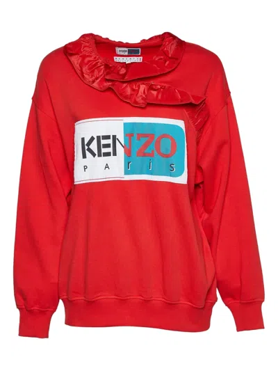 Pre-owned Kenzo Logo-print Sweatshirt