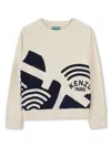 Kenzo Logo-print Sweatshirt In 中性色