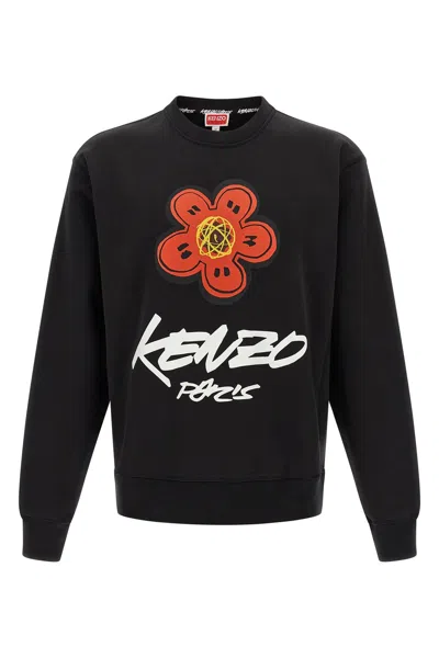 KENZO LOGO PRINT SWEATSHIRT