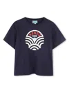 Kenzo Logo-print T-shirt In Blau