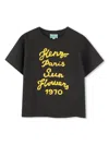 Kenzo Logo-print T-shirt In Blue