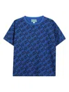 Kenzo Logo-print T-shirt In Blue