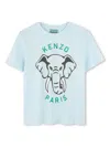 Kenzo Logo-print T-shirt In Blue