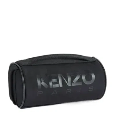 Kenzo Logo-print Tote Bag In Black