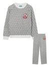 Kenzo Logo-print Tracksuit Set In Gray