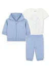 Kenzo Logo-print Tracksuit Set In Blue