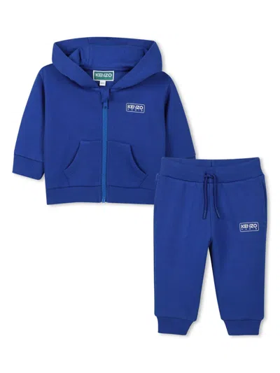 KENZO LOGO-PRINT TRACKSUIT SET