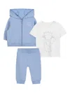 Kenzo Logo-print Tracksuit Set In Blue