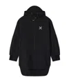 Kenzo Logo Print Zipped Jacket In Black