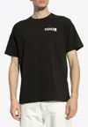 Kenzo Boke Flower 2.0 Classic Cotton Logo Graphic T-shirt In Black