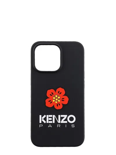 Kenzo Logo Printed Iphone 13 Pro Case In Black