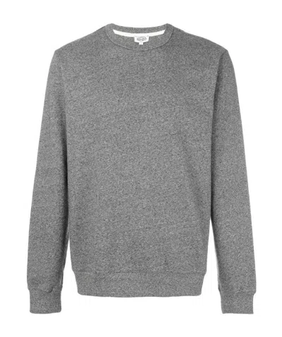Kenzo Logo Printed Loose-fitting Sweater In Gray