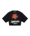 Kenzo Logo Printed T-shirt In Black