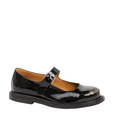 Kenzo Logo Shallow Mouth Other Flat Shoes In Black
