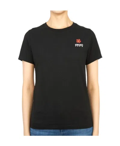 Kenzo Logo Short-sleeved T-shirt In Black