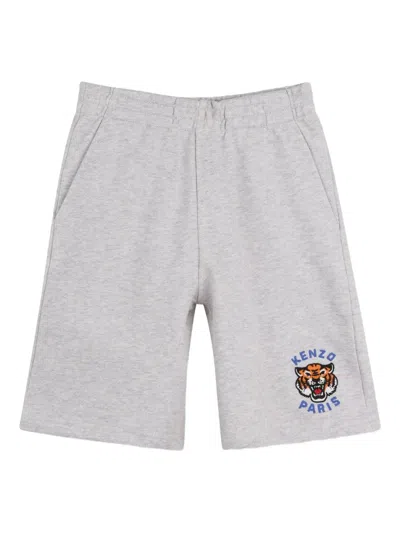 Kenzo Kids' Logo Shorts In Gold
