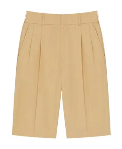 Kenzo Logo Shorts In Nude