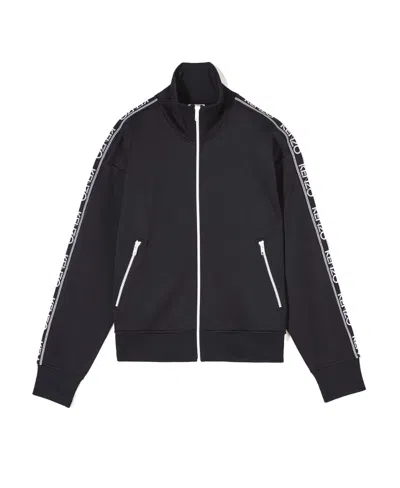 Kenzo Logo Stripe Track Jacket In Black