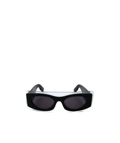 Kenzo Logo Sunglasses In Black