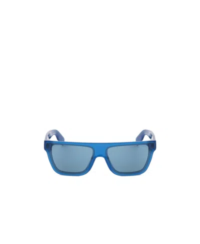 Kenzo Logo Sunglasses In Blue