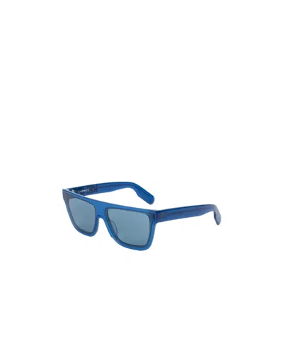 Kenzo Logo Sunglasses In Blue