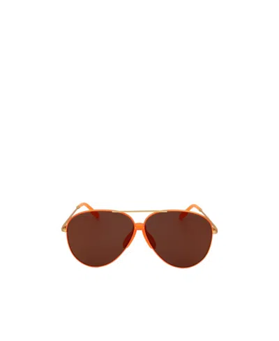 Kenzo Logo Sunglasses In Brown