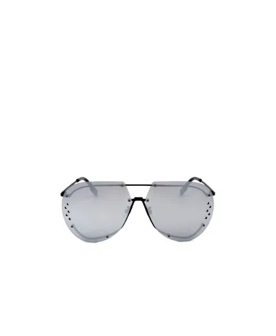 Kenzo Logo Sunglasses In Gray