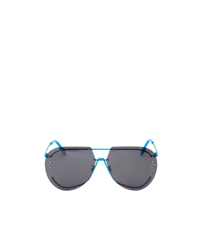 Kenzo Logo Sunglasses In Gray