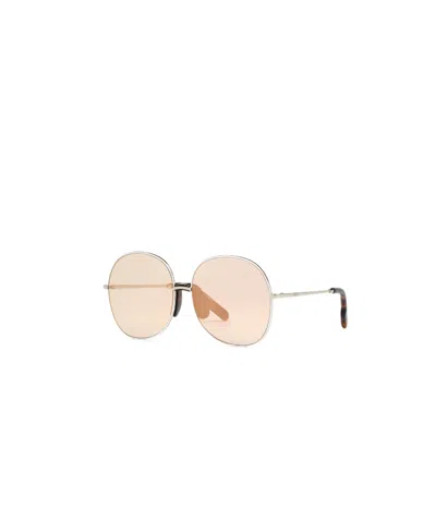 Kenzo Logo Sunglasses In Nude