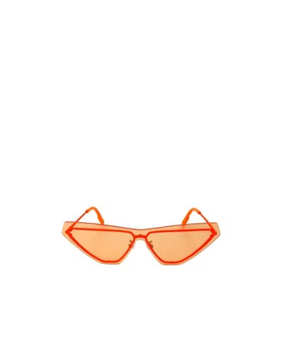 Kenzo Logo Sunglasses In Orange