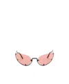 Kenzo Logo Sunglasses In Pink