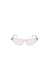 Kenzo Logo Sunglasses In White