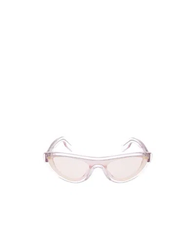 Kenzo Logo Sunglasses In White