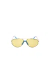Kenzo Logo Sunglasses In Yellow