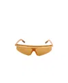 Kenzo Logo Sunglasses In Yellow