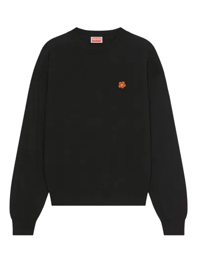 Kenzo Logo Sweater In Black
