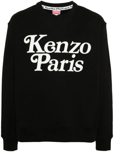 Kenzo Logo Sweatshirt In Black  