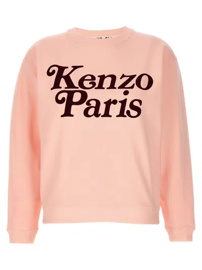 Kenzo Logo Sweatshirt In Pink/red