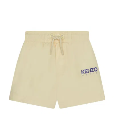 Kenzo Logo Swimming Trunks In Nude | ModeSens