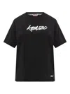 Kenzo Cotton T-shirt In Black