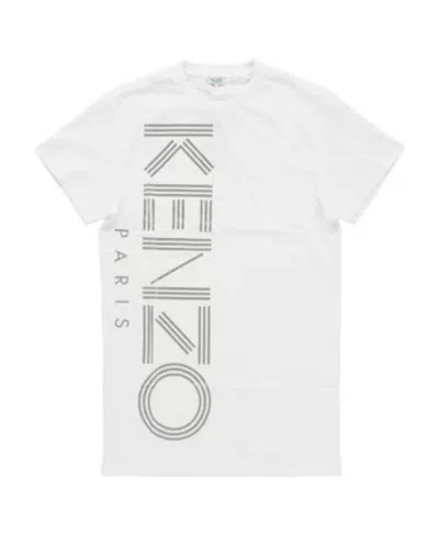 Kenzo Logo T-shirt Dress In White