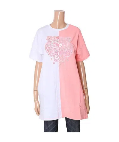 Kenzo Logo T-shirt In Pink