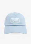 Kenzo Logo Tag Embroidered Baseball Cap In Light Blue