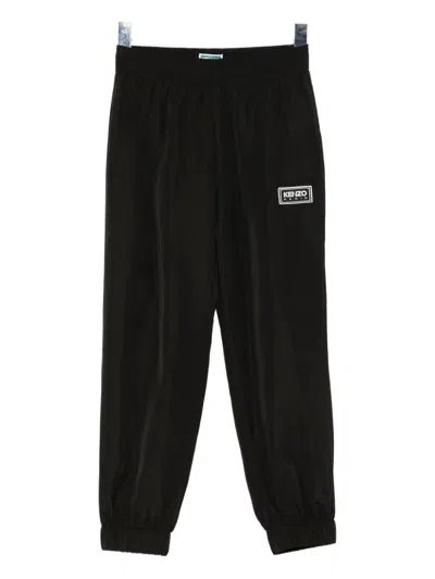 Kenzo Kids' Logo Track Pants In Black