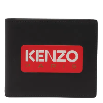 Kenzo Logo Wallet In Black