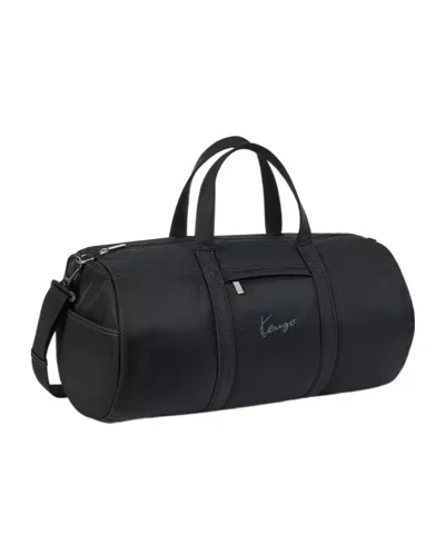 Kenzo Logo Weekender Bag In Black