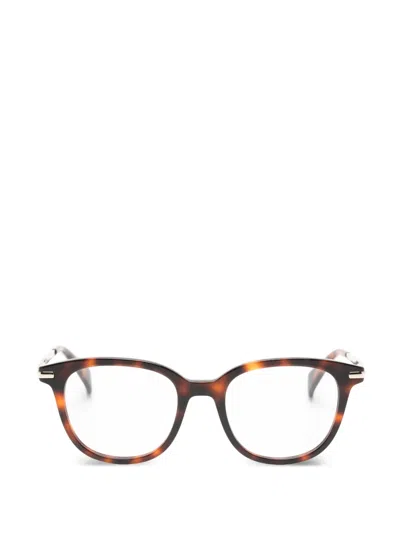 Kenzo Logo-detail Glasses In Brown